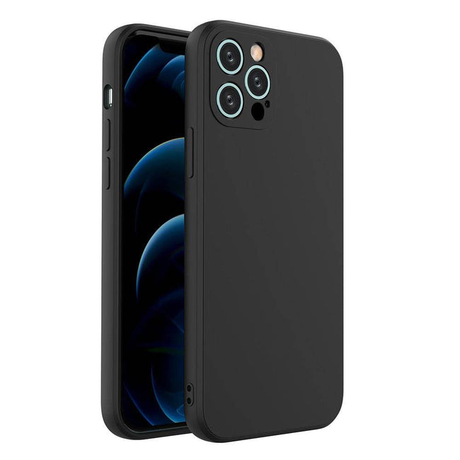 Etui Silikonowe - Liquid Silicone - iPhone 13 Pro - Czarny