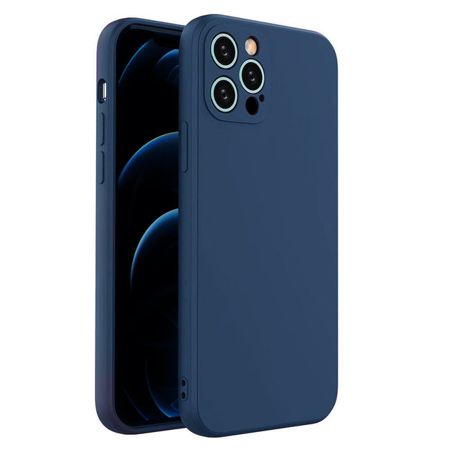 Etui Silikonowe - Liquid Silicone - iPhone 13 Pro - Granatowy