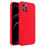 Etui Silikonowe - Liquid Silicone - iPhone 13 Pro Max - Czerwony