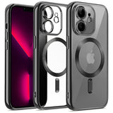 Etui Silikonowe Camera Protect do Magsafe - iPhone 11 - Czarny