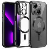 Etui Silikonowe Camera Protect do Magsafe - iPhone 13 - Czarny