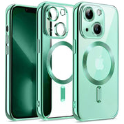 Etui Silikonowe Camera Protect do Magsafe - iPhone 14 Plus - Jasnozielony
