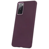 Etui Satin Case - Samsung Galaxy S20 FE - Burgundowy