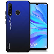 Etui Gradient Glass Case - Huawei P30 Lite - Blue at Night