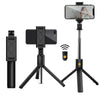 Tripod Kij Selfie + Pilot K07 — regulacja 19–70 cm, pilot Bluetooth