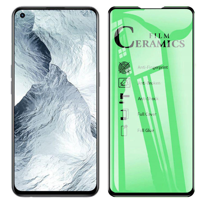 Ceramiczne Szkło Ochronne - Realme 8 5G - Czarny