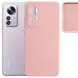 Etui Silikonowe - Liquid Silicone - Xiaomi Redmi 12 Pro - Różowy