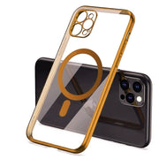 Etui Silikonowe do MagSafe - iPhone 12 Pro - Złoty