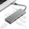 Adapter 7w1 USB-C — HDMI 4K, USB 3.0, SD/TF