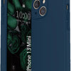 Etui Silikonowe - Liquid Silicone dla iPhone 13 Mini (Granatowy)