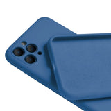 Etui Silikonowe - Liquid Silicone - iPhone 12 Pro Max - Granatowy
