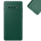 Etui Silikonowe - Liquid Silicone - Samsung Galaxy S10 - Ciemny Zielony