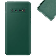 Etui Silikonowe - Liquid Silicone - Samsung Galaxy S10+ - Ciemny Zielony