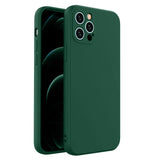 Etui Silikonowe - Liquid Silicone - iPhone 13 Pro - Ciemny Zielony