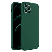 Etui Silikonowe - Liquid Silicone - iPhone 13 Pro - Ciemny Zielony