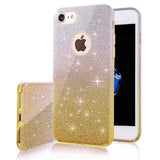 Etui Brokatowe Glitter Case - iPhone 6 / 6s - Złoty