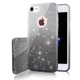 Etui Brokatowe Glitter Case - iPhone 6 / 6s - Szary