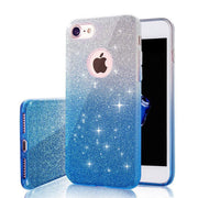 Etui Brokatowe Glitter Case - iPhone 7 Plus / 8 Plus - Niebieski
