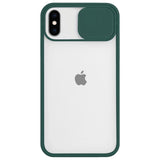 Etui Camera Cover Case - iPhone XS Max - Ciemny Zielony