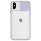 Etui Camera Cover Case - iPhone XS Max - Lawendowy