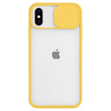Etui Camera Cover Case - iPhone XS Max - Żółty