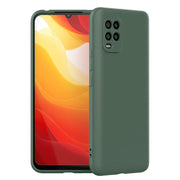 Etui Silikonowe - Liquid Silicone - Xiaomi Mi 10 Lite - Ciemny Zielony