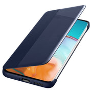 Etui z Klapką Smart View - Huawei P40 Pro - Granatowy