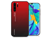 Etui Gradient Glass Case - Huawei P30 Pro - Deep Red