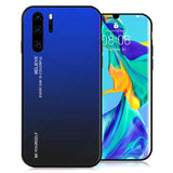 Etui Gradient Glass Case - Huawei P30 Pro - Blue at Night