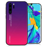 Etui Gradient Glass Case - Huawei P30 Pro - Warm Sunset