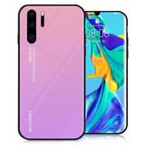 Etui Gradient Glass Case - Huawei P30 Pro - Lavender Pink