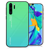 Etui Gradient Glass Case - Huawei P30 Pro - Blue Lagoon