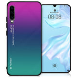 Etui Gradient Glass Case - Huawei P30 - Moonlight Calm