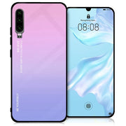 Etui Gradient Glass Case - Huawei P30 - Lavender Pink