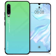 Etui Gradient Glass Case - Huawei P30 - Blue Lagoon