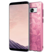 Transparent Prism 3D - Samsung S8+ - Różowy