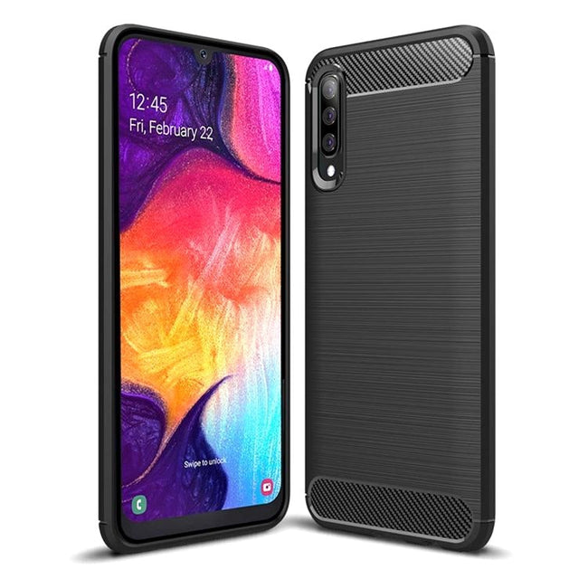 Etui Armor Carbon - Samsung Galaxy A50 / A50s - Czarny