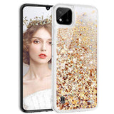Etui Silikonowe Brokatowe Glitter - Samsung Galaxy A13 4G - Złoty