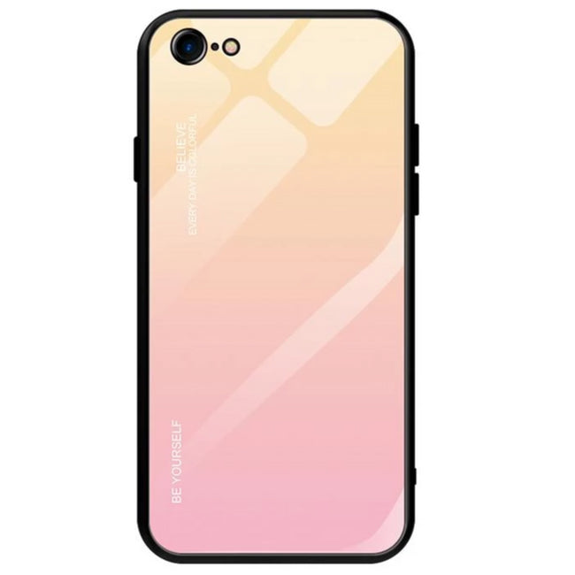 Gradient Glass Case - Pastel Pink