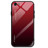 Gradient Glass Case - Deep Red