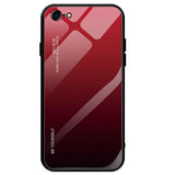 Etui Gradient Glass Case - iPhone 7 / 8 - Deep Red