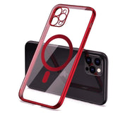 Etui Silikonowe do MagSafe - iPhone 12 Pro - Czerwony