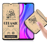 Matowe Ceramiczne Szkło Ochronne - Xiaomi Redmi 9