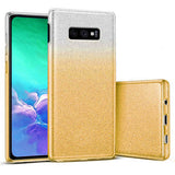 Etui Brokatowe Glitter Case - Samsung Galaxy S10e - Złoty