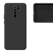 Etui Silikonowe - Liquid Silicone - Xiaomi Redmi 9 - Czarny