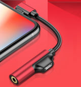 Adapter do iPhone - Słuchawki (Jack 3,5 mm) + Ładowanie