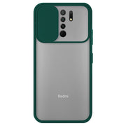 Etui Camera Cover Case - Xiaomi Redmi 9 - Ciemny Zielony