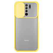 Etui Camera Cover Case - Xiaomi Redmi 9 - Żółty