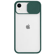 Etui Camera Cover Case - iPhone XR - Ciemny Zielony
